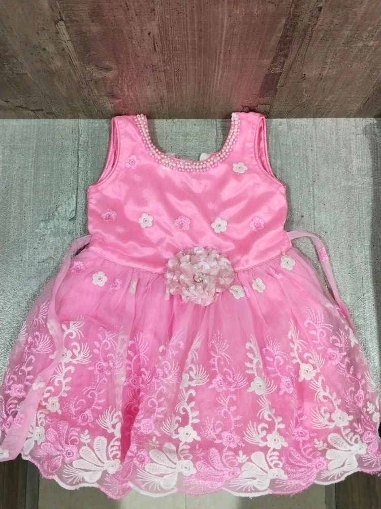 Soft And Cute Baby Girl Frock