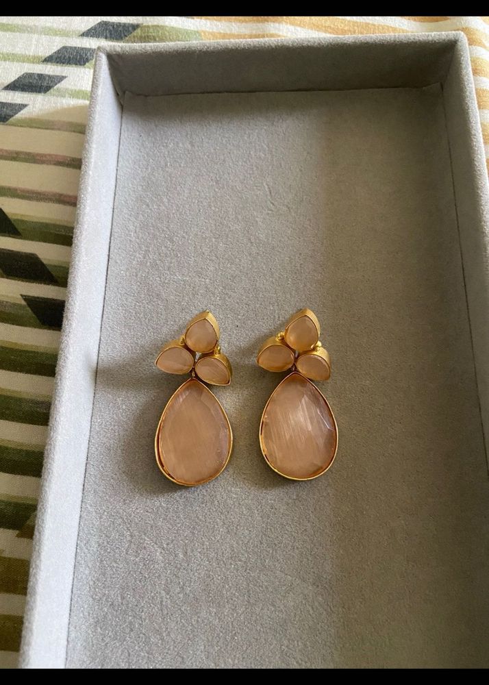 Peach Beautiful Earrings