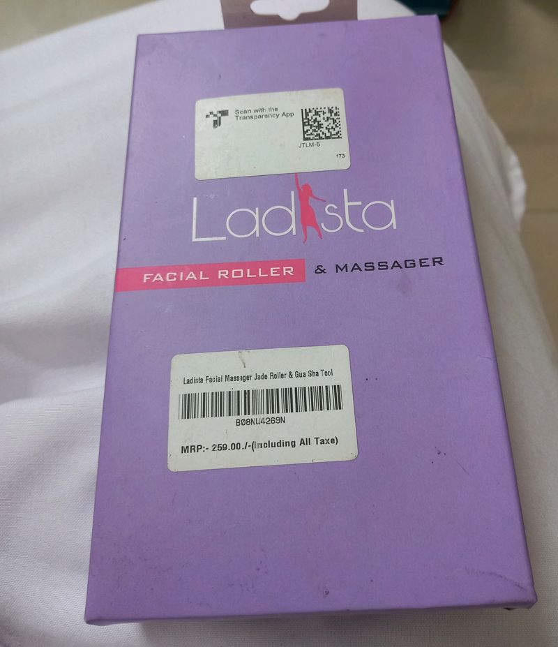 Ladsta FacialTools Himalayan GuaSha And JadeRoller