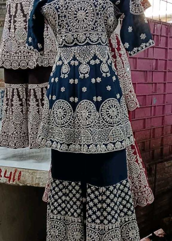 Ethentic Sharara Suit With Dupatta. Fix Price