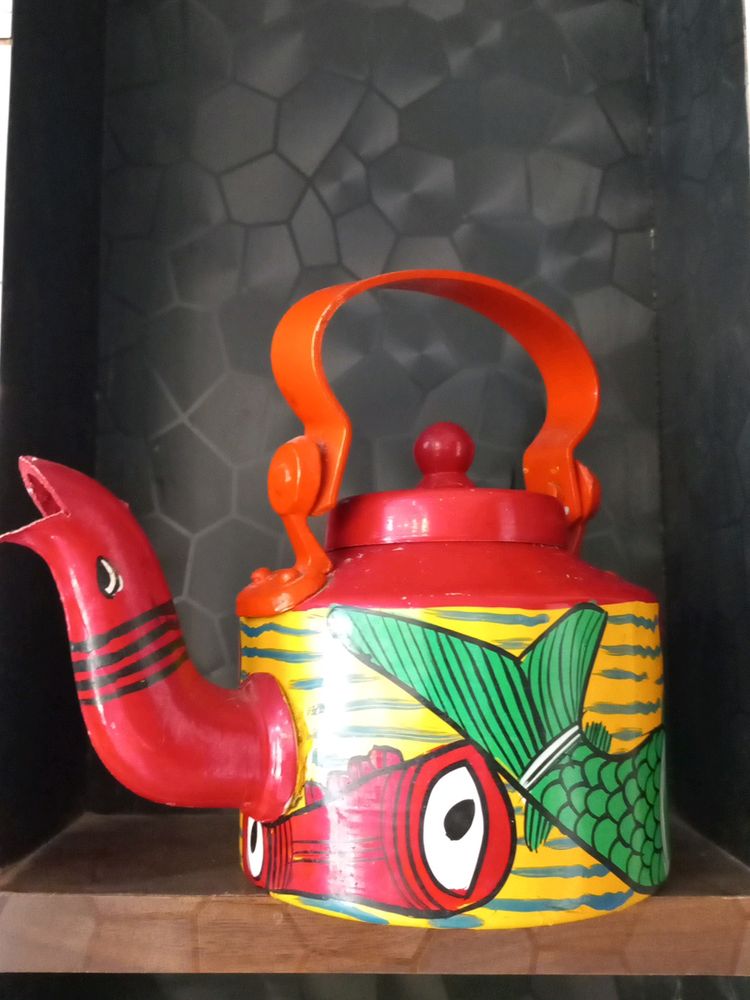 Beautiful Handpainted Kettle