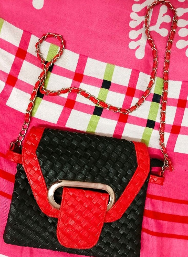 Red + Black Bag