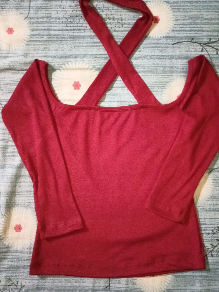 Maroon Top