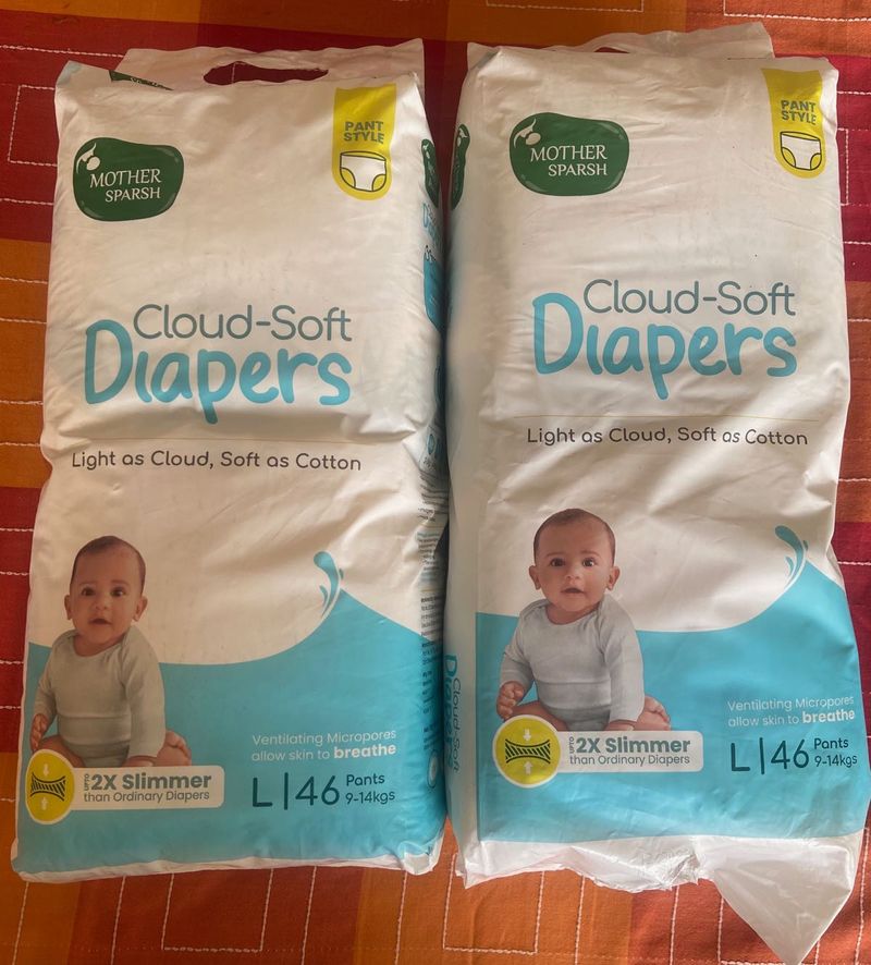 Mothersparsh Diapers L Size