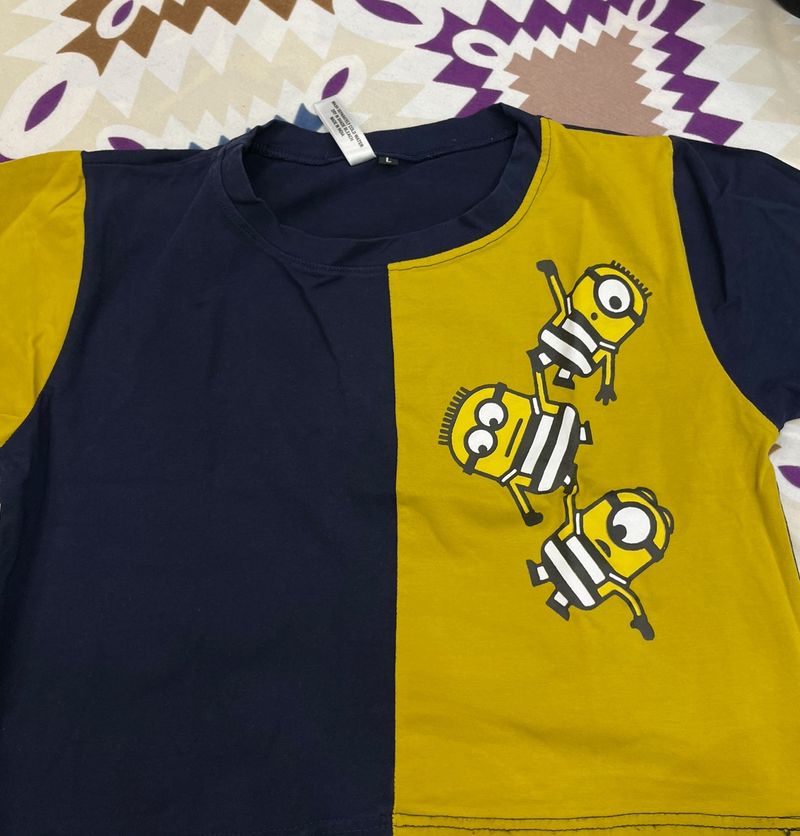 Crop Minion Tee