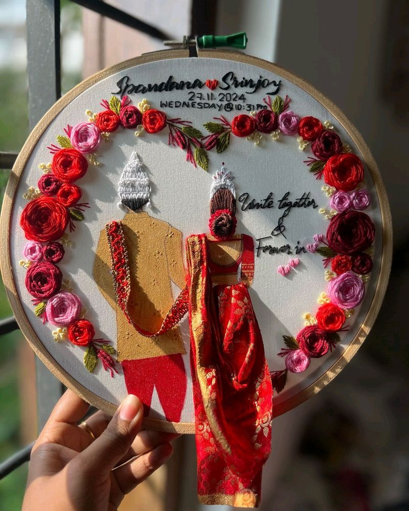 Bangali Couple's Hoop Art