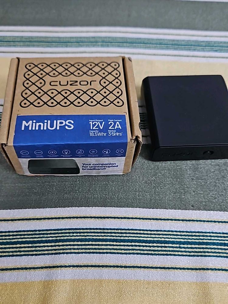 Cuzor Mini UPS for 12V WiFi Router