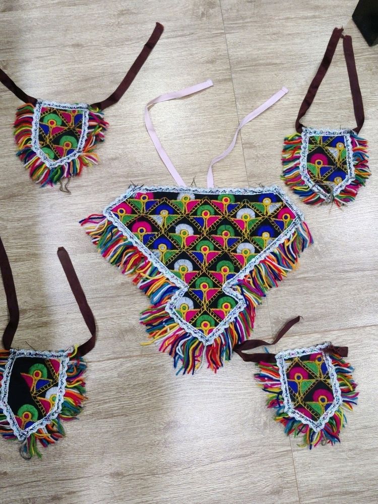 Traditional Cloth Jewellery Set