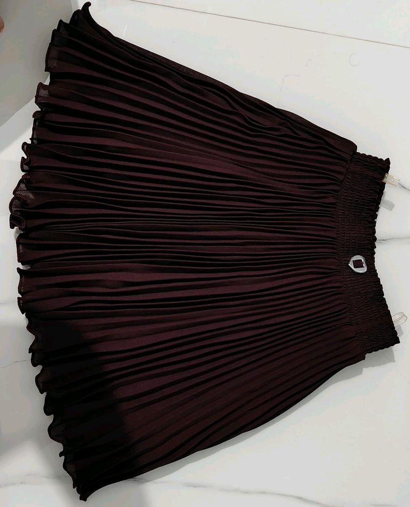 Strip Plated Skirt