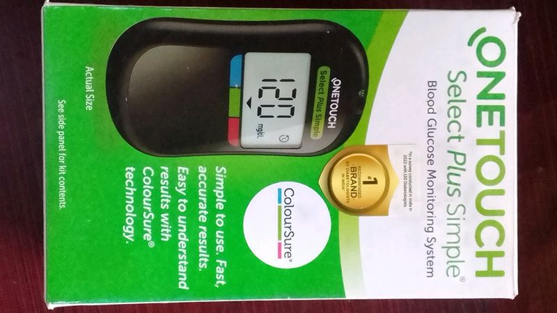 OneTouch Select Plus Simple Blood Glucose Monitor.