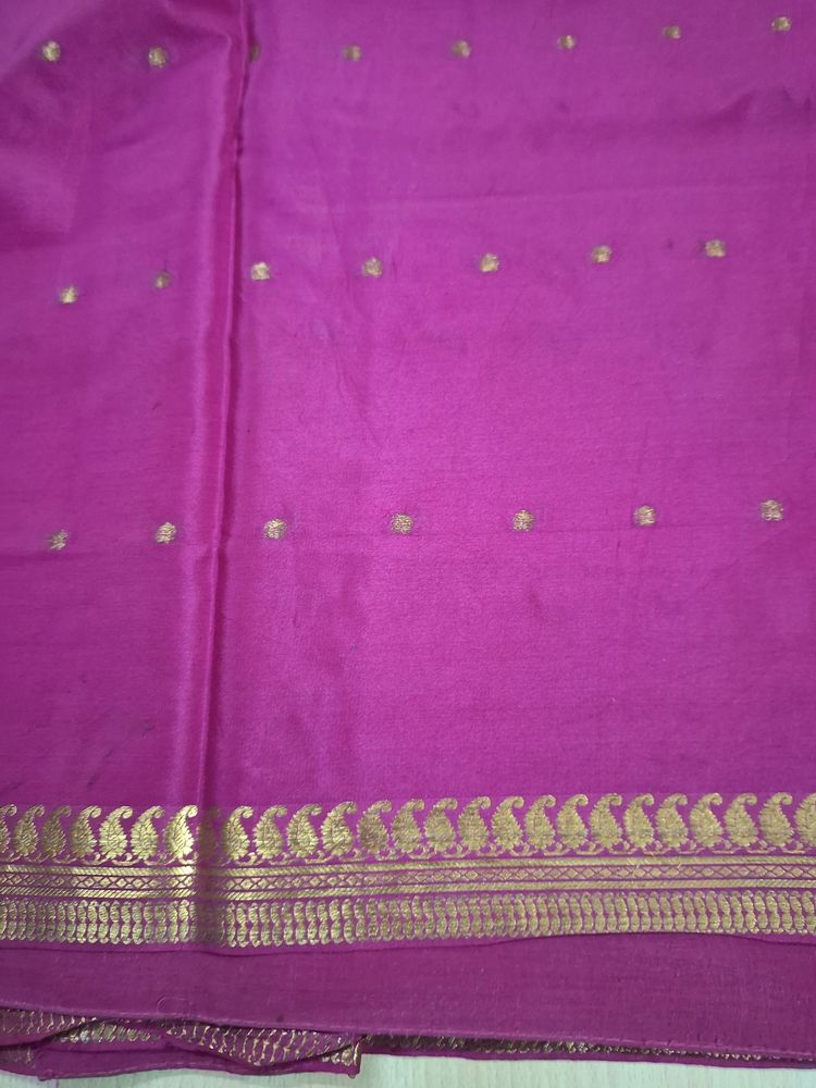 Pure Mysore Silk KSIC Saree 80gsm