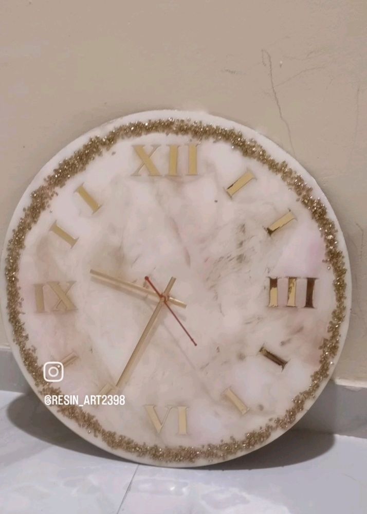 Resin Wall Clock✨ (Hand Made)