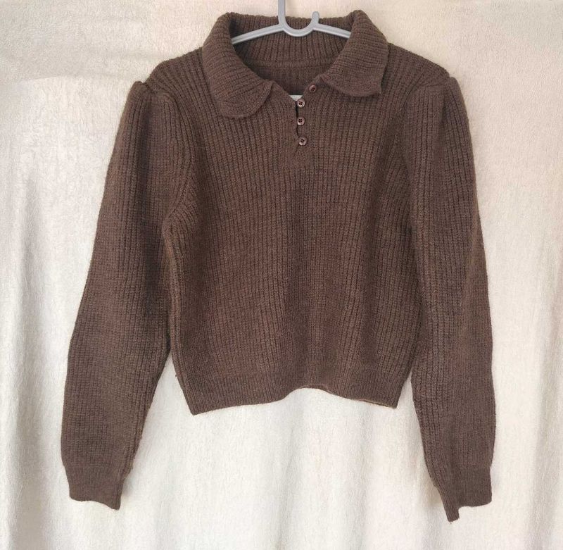 Collar Sweater For Women