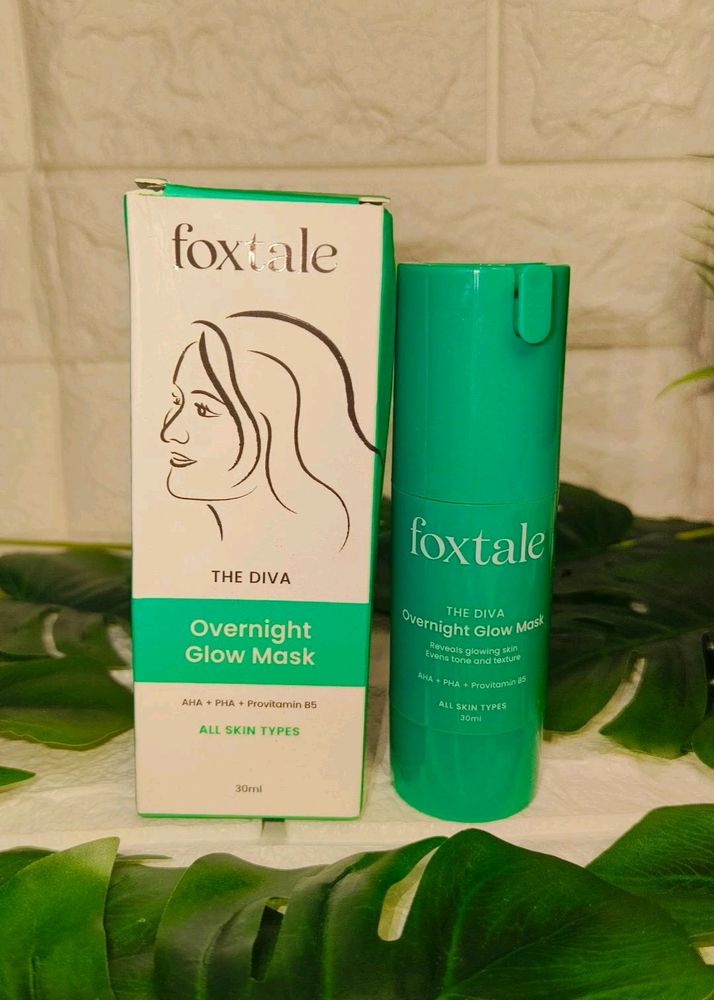 Foxtale Overnight Glow Mask Lip Scrub