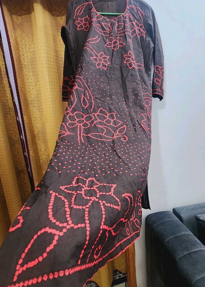 Bandhni Cotton Dress