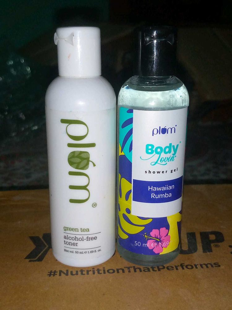 Plum Green Tea Toner And Hawaiian Rumba Body Wash