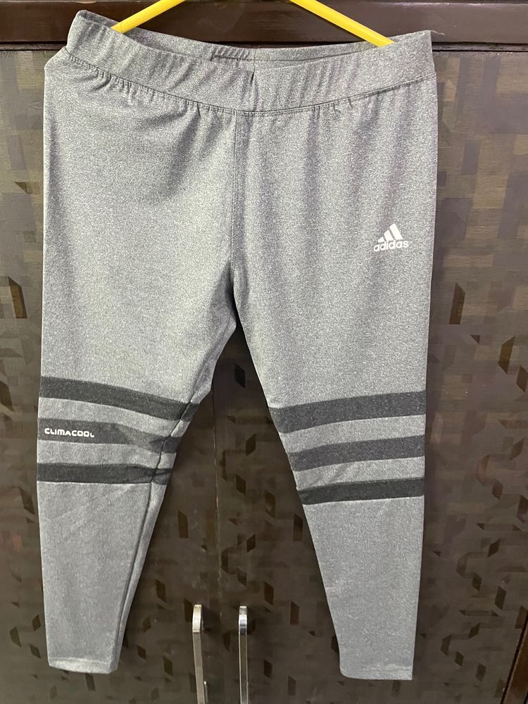 GREY ADIDAS GYM WEAR