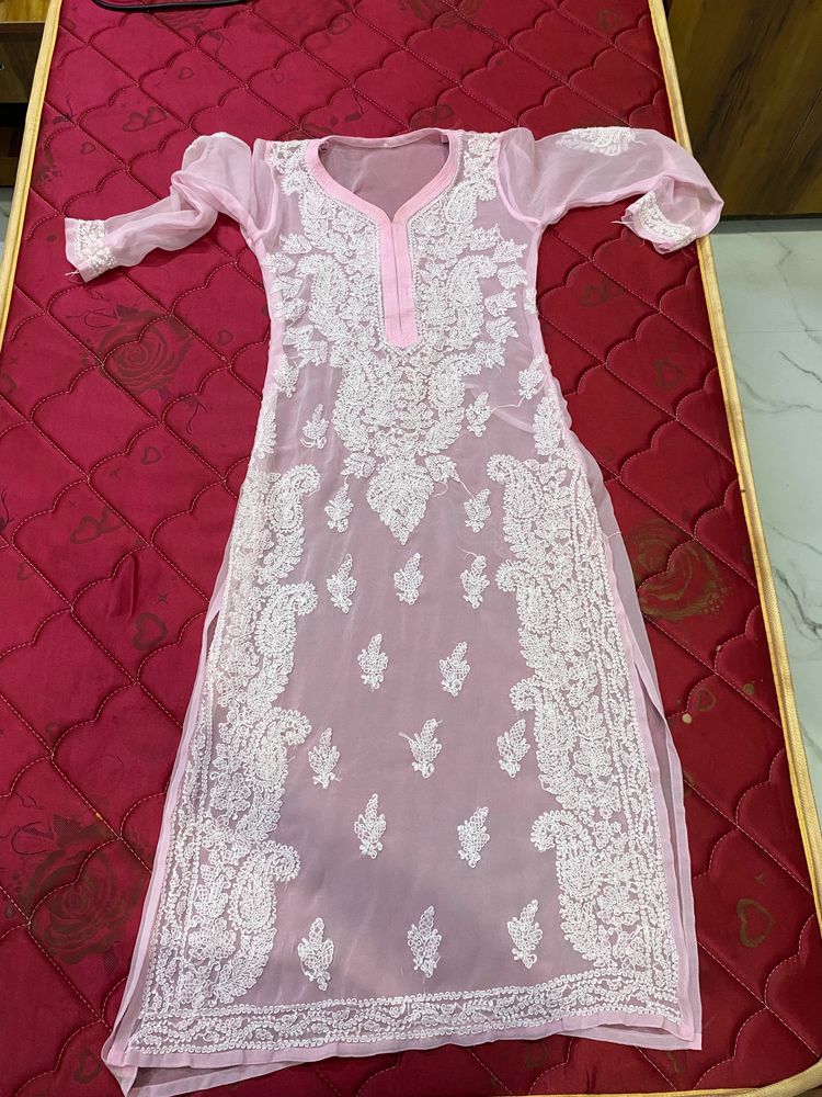 Chinkari Kurti Pink