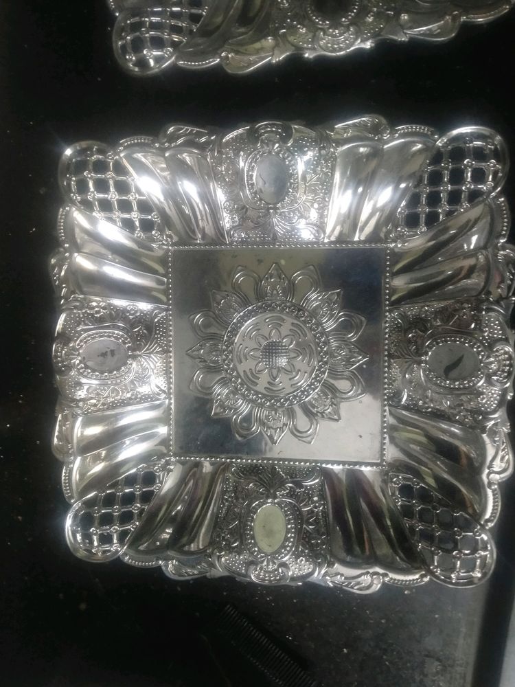 Silver Color Decoration Tray /