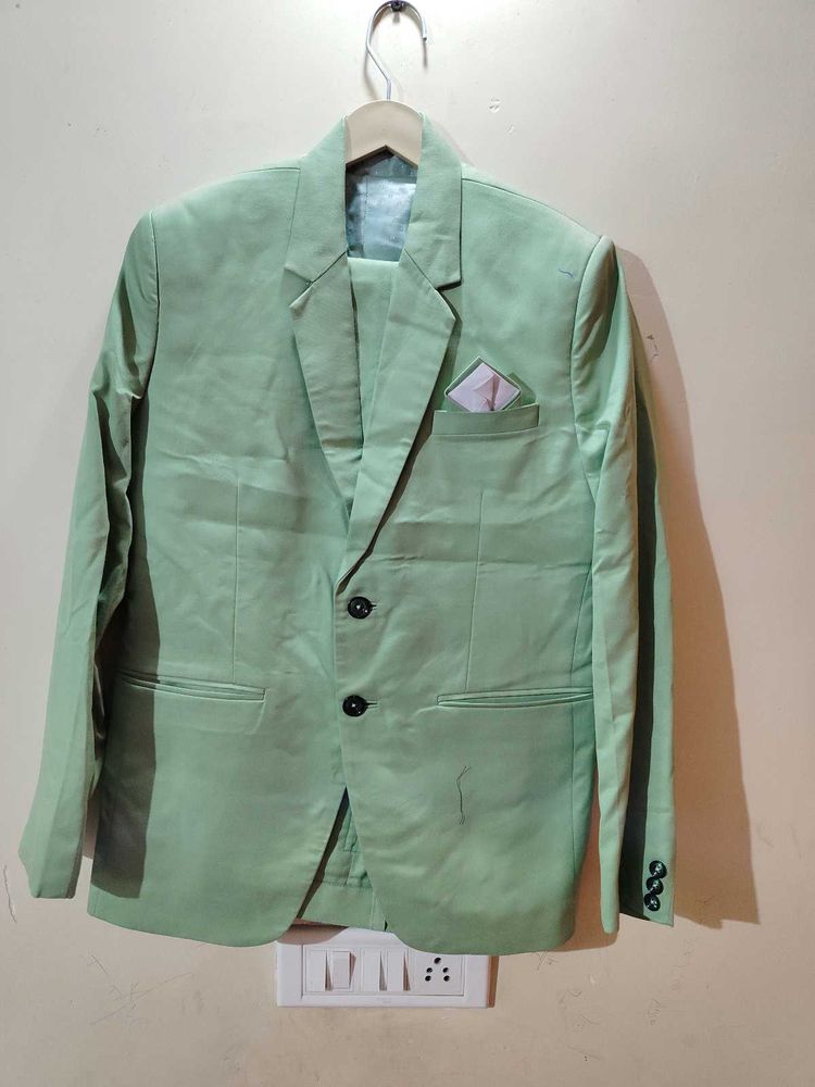 Pista Green 3 Piece Suit Set (Men)