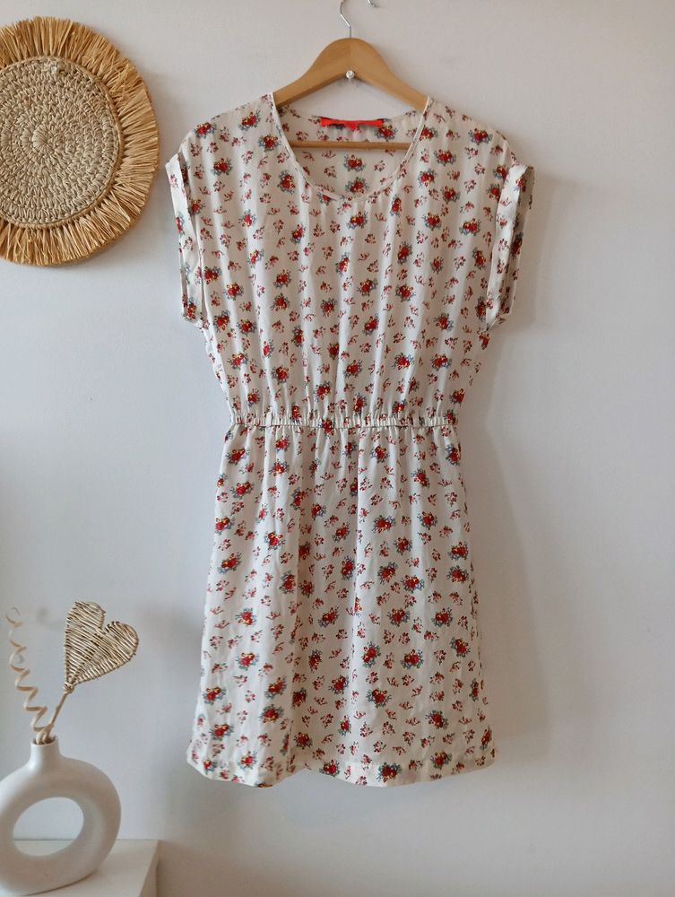 Mango Ditsy Floral Dress