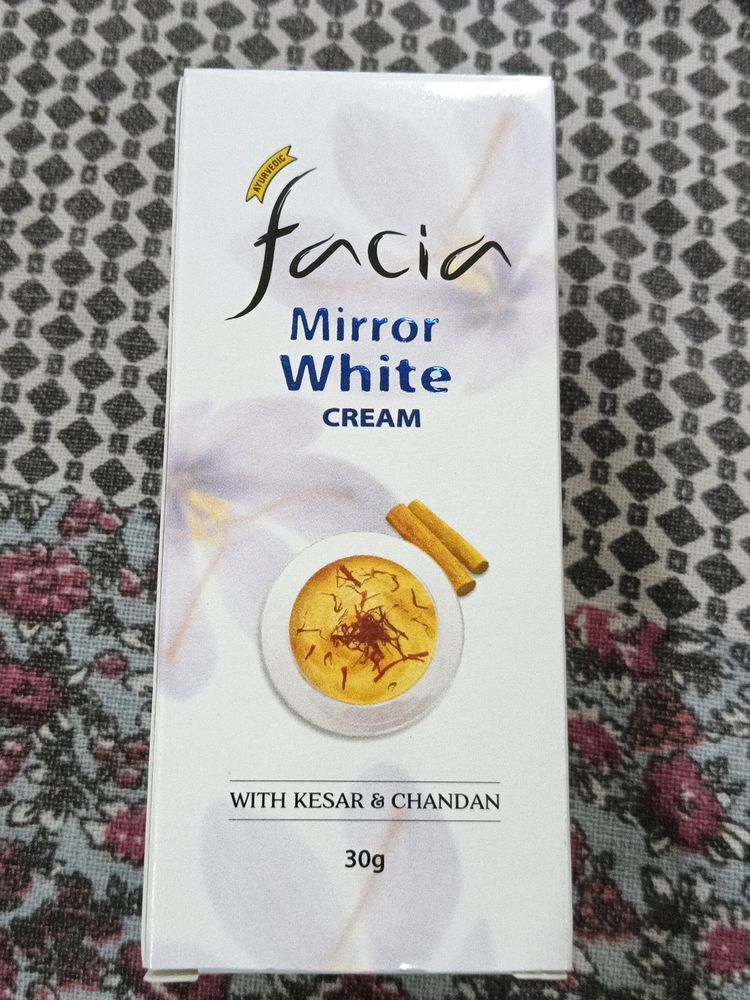 Ratan's Facia Mirror White Cream Brand New