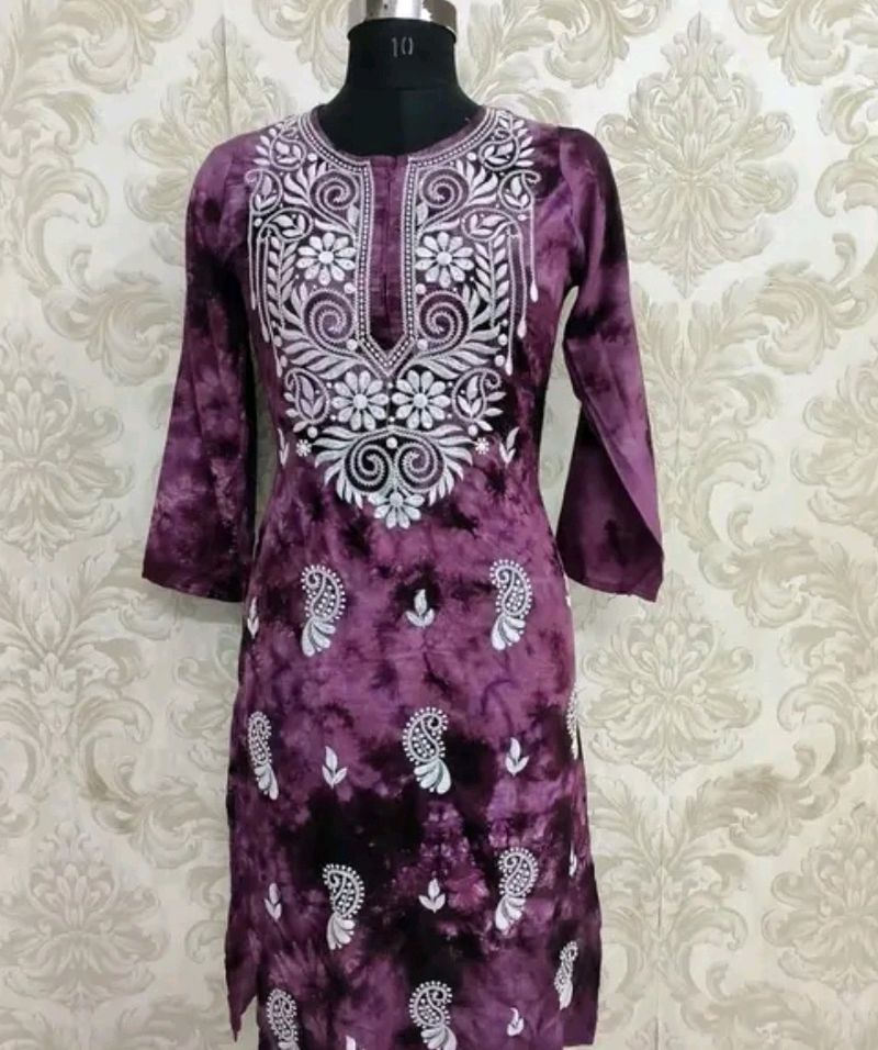 Purple Chicken Kari Kurti