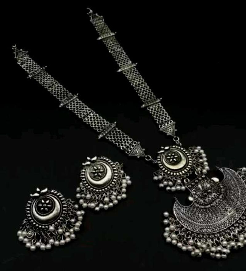 Alloy Jwellery Set (Silver)