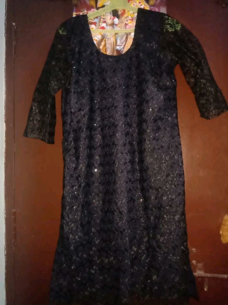 Black Hot Kurta