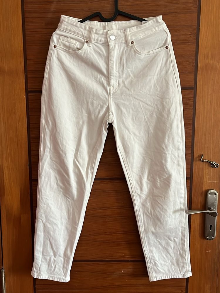 H&M White Jeans