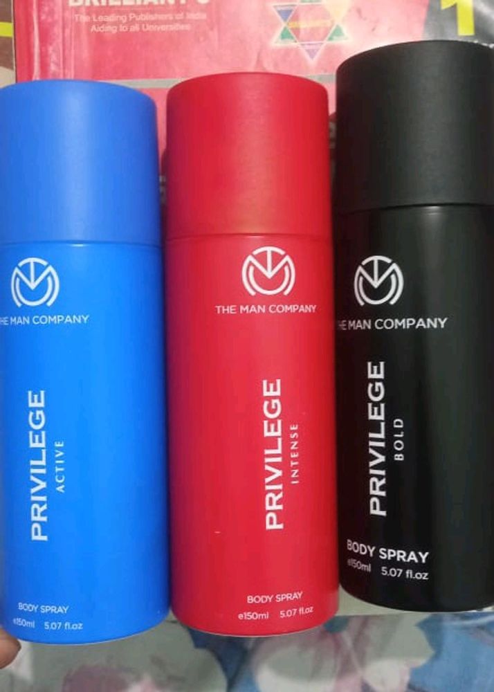 The Man Company 3 Body Spray