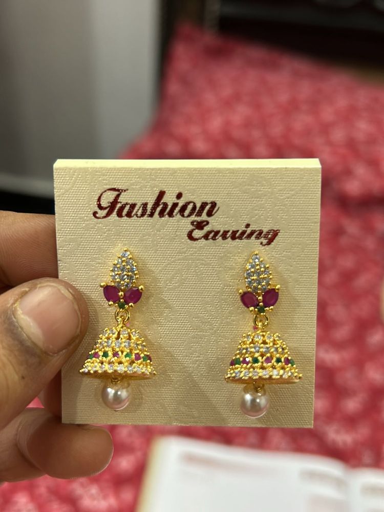 CZ JEWELLERY JHUMKAS