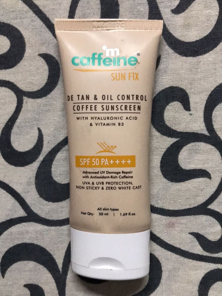 Mcaffeine Fix De Tan&Oil Control Coffee Sunscreen