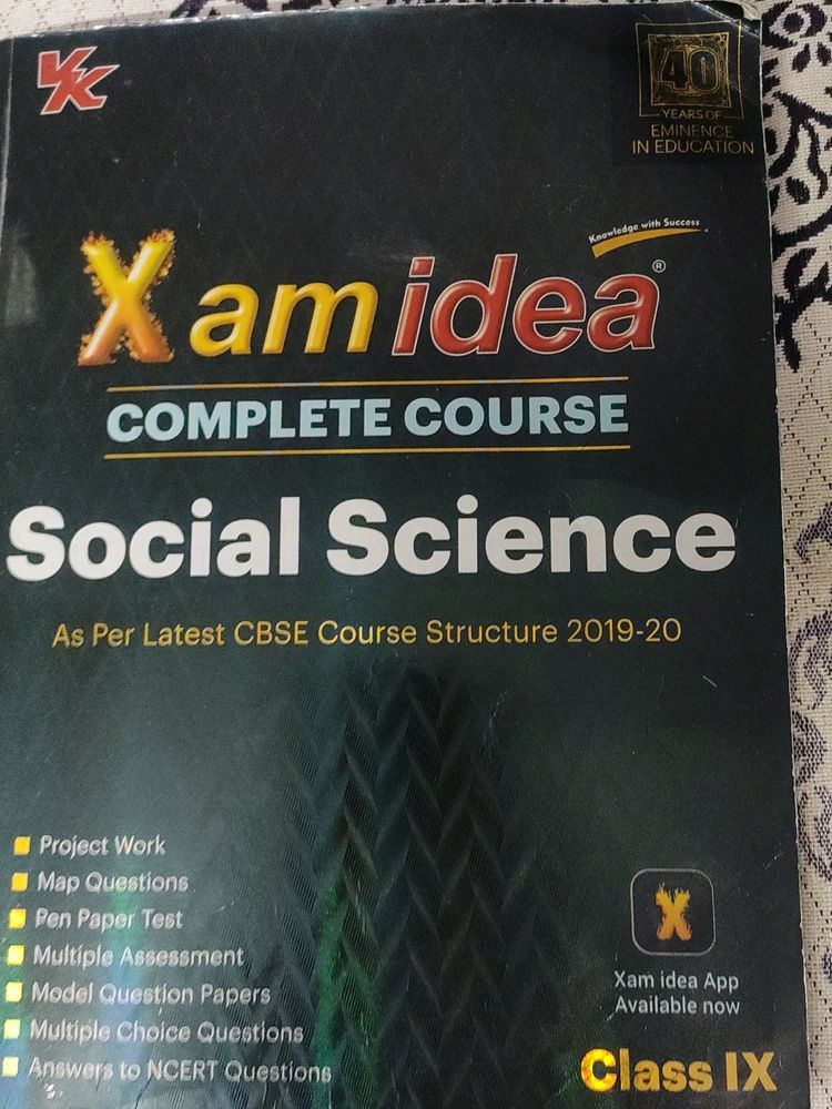 Class9 Social Science Xam-idea