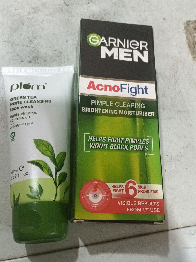 Garnier Men And Plum Green Tea Face Wash