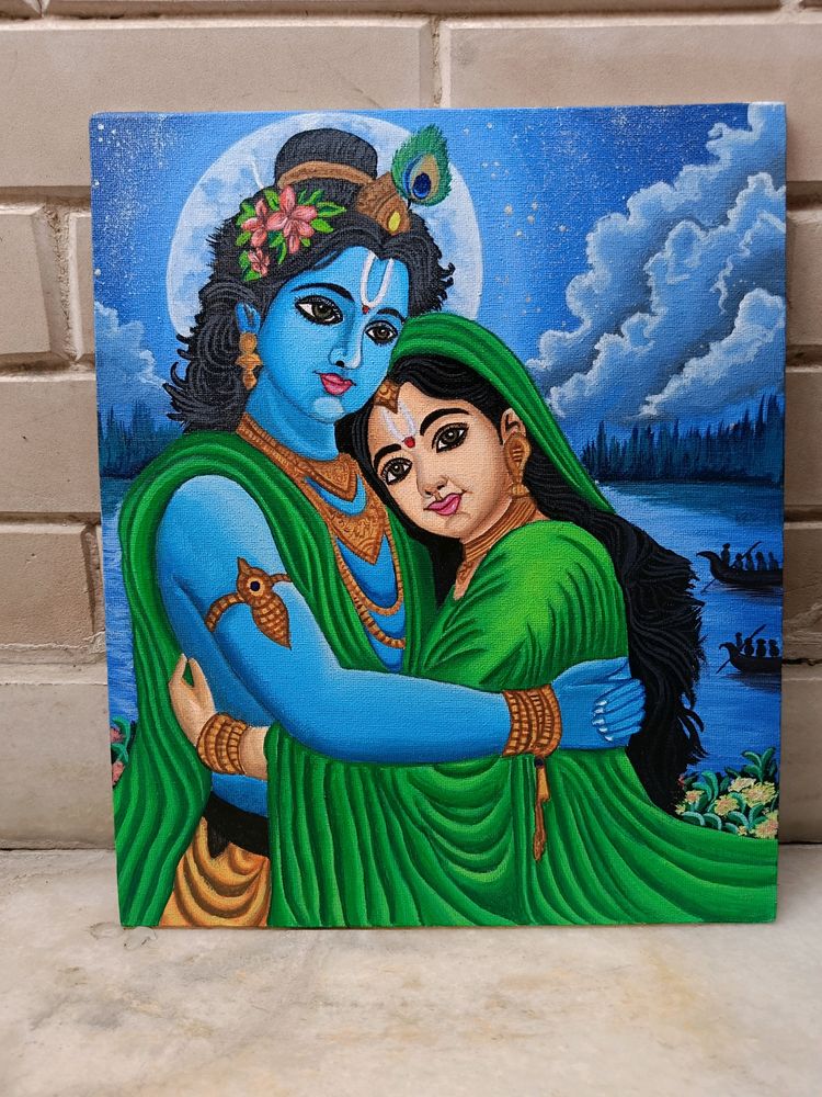 Radha Krishna Painting