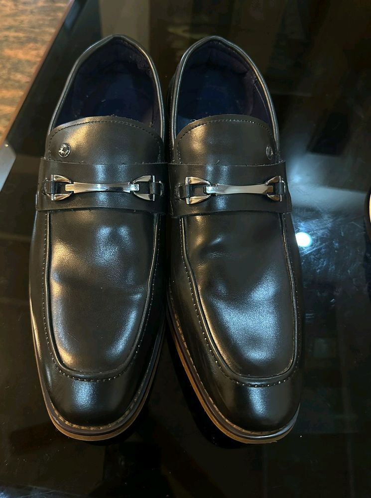 ALLEN SOLLY new Black Men Loafers