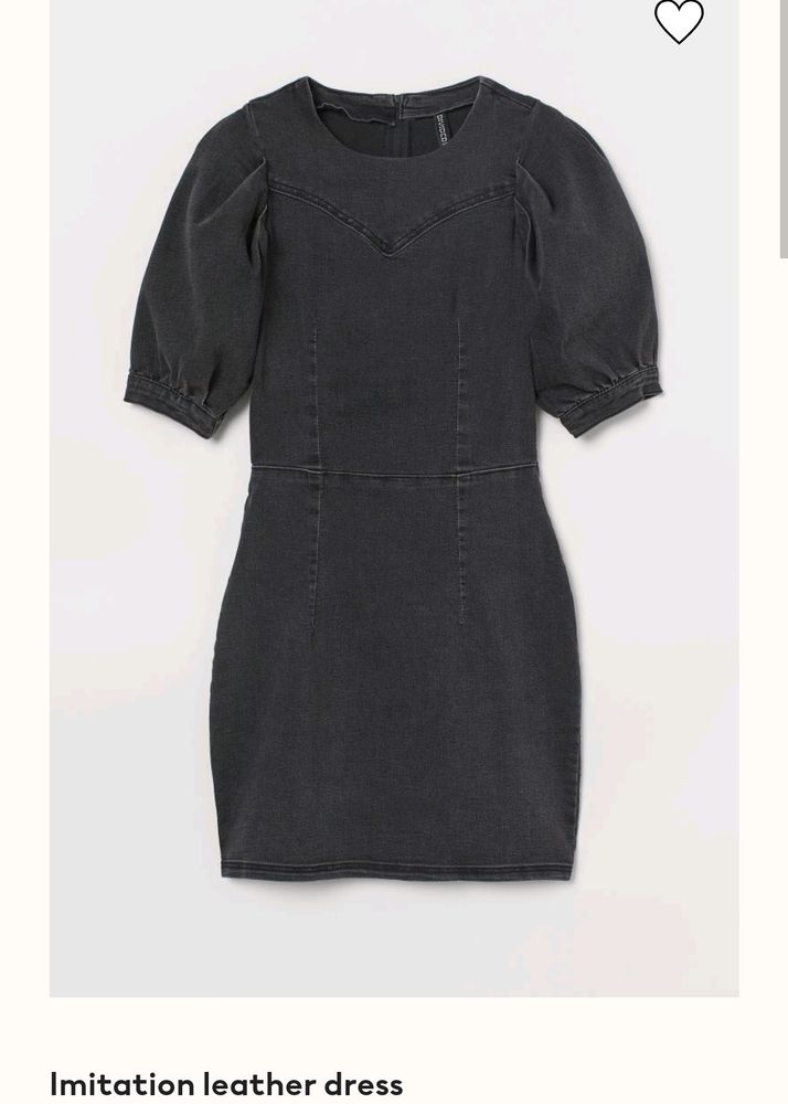 Charcoal H&m Bodycon Dress