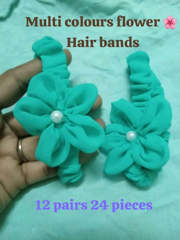 10 Pices Flower Hairbands