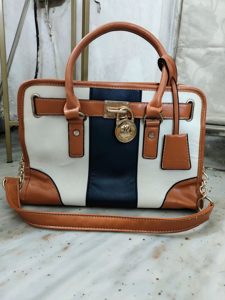 Geniune Michael Kors white Handbag