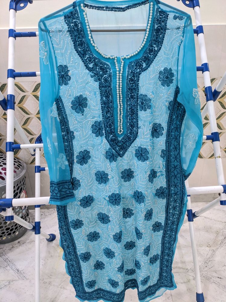 Lucknowi Handwork Kurta