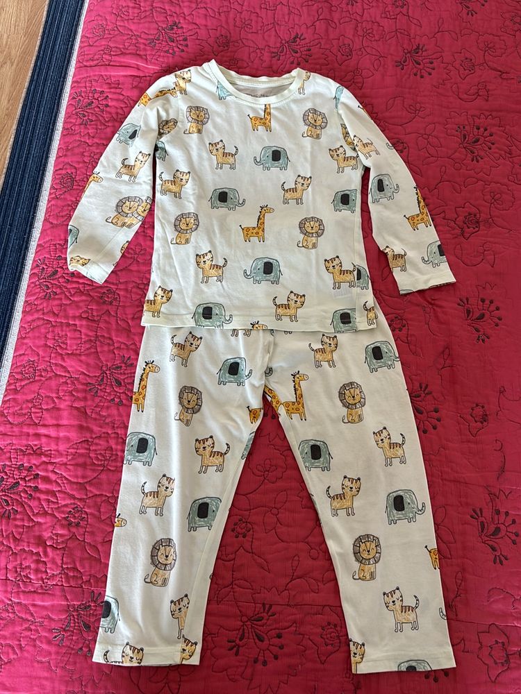 Kids Nightsuit - Animal Print