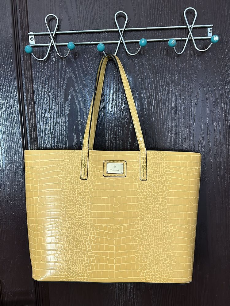 VAN HEUSEN Reversible Tote Bag Mustard