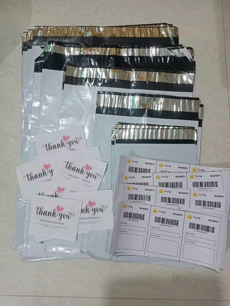 27 Labels, Bags, Thank You Cards