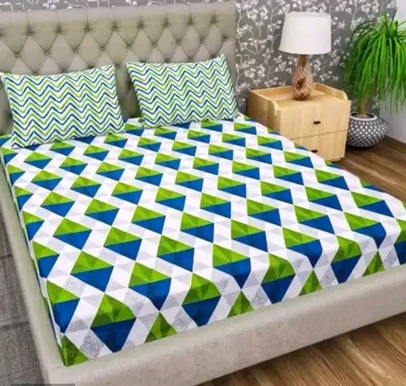 Bedsheet with 2 Pillow Covers