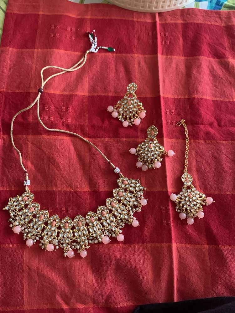 Brand New Bridal Set In Kundan And Pearls