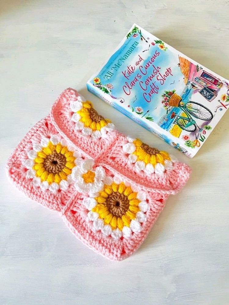 Crochet Book Cover