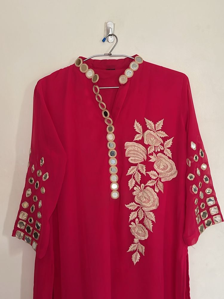 Mirrorwork Kurti