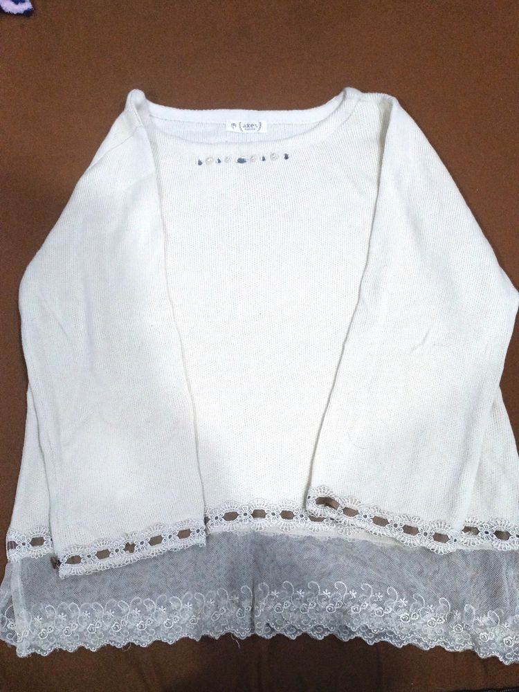 Designer Off-white Top