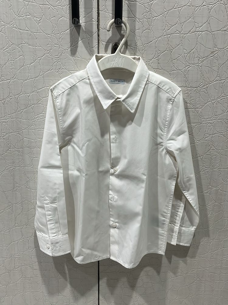 White Formal Boys Shirt